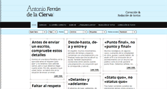 Desktop Screenshot of ferrandelacierva.com